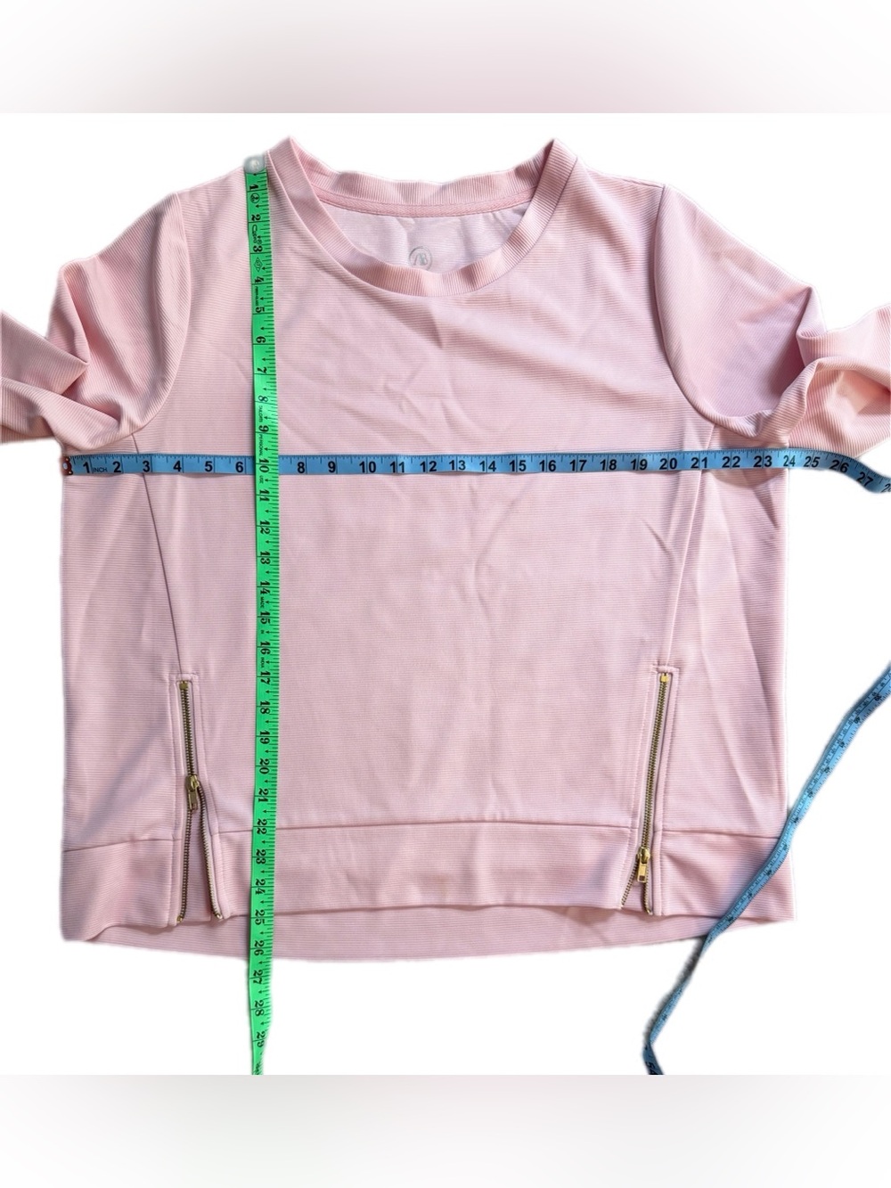 Addison Bay Everyday Crewneck Shirt Gamepoint Pink large - Picture 7 of 9